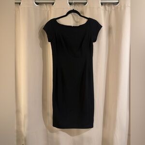 Maggy London Black Cap Sleeve Mini Dress